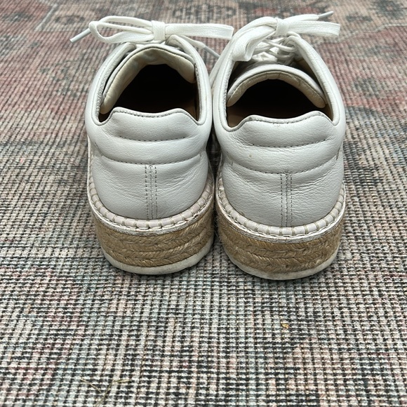 Rag & Bone Kent White Leather Espadrille Sneakers - Picture 8 of 12